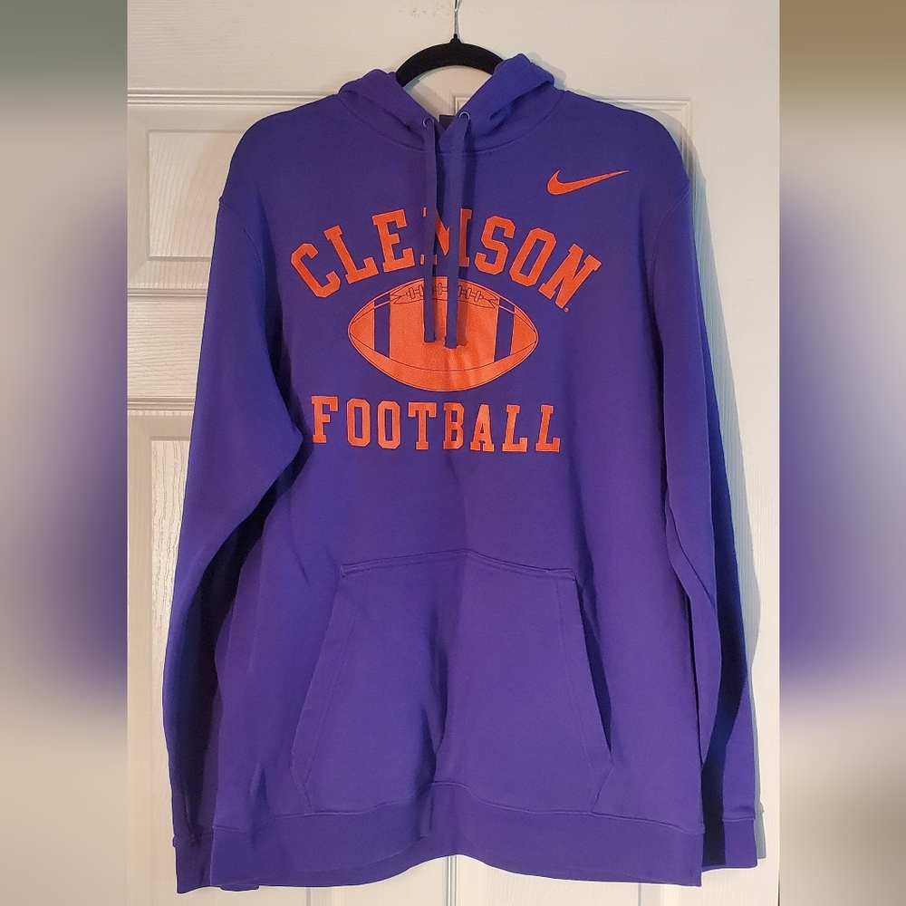 Nike Men's XL Clemson Football Hoodie/Sweatshirt - Like New